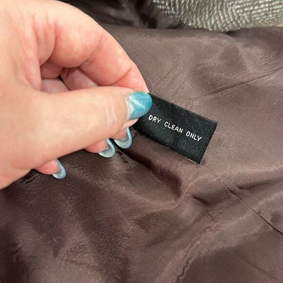 Kasper For A.S.L. Vintage Wool Blend Plaid Single Breasted Blazer Size 10 - Picture 11 of 11